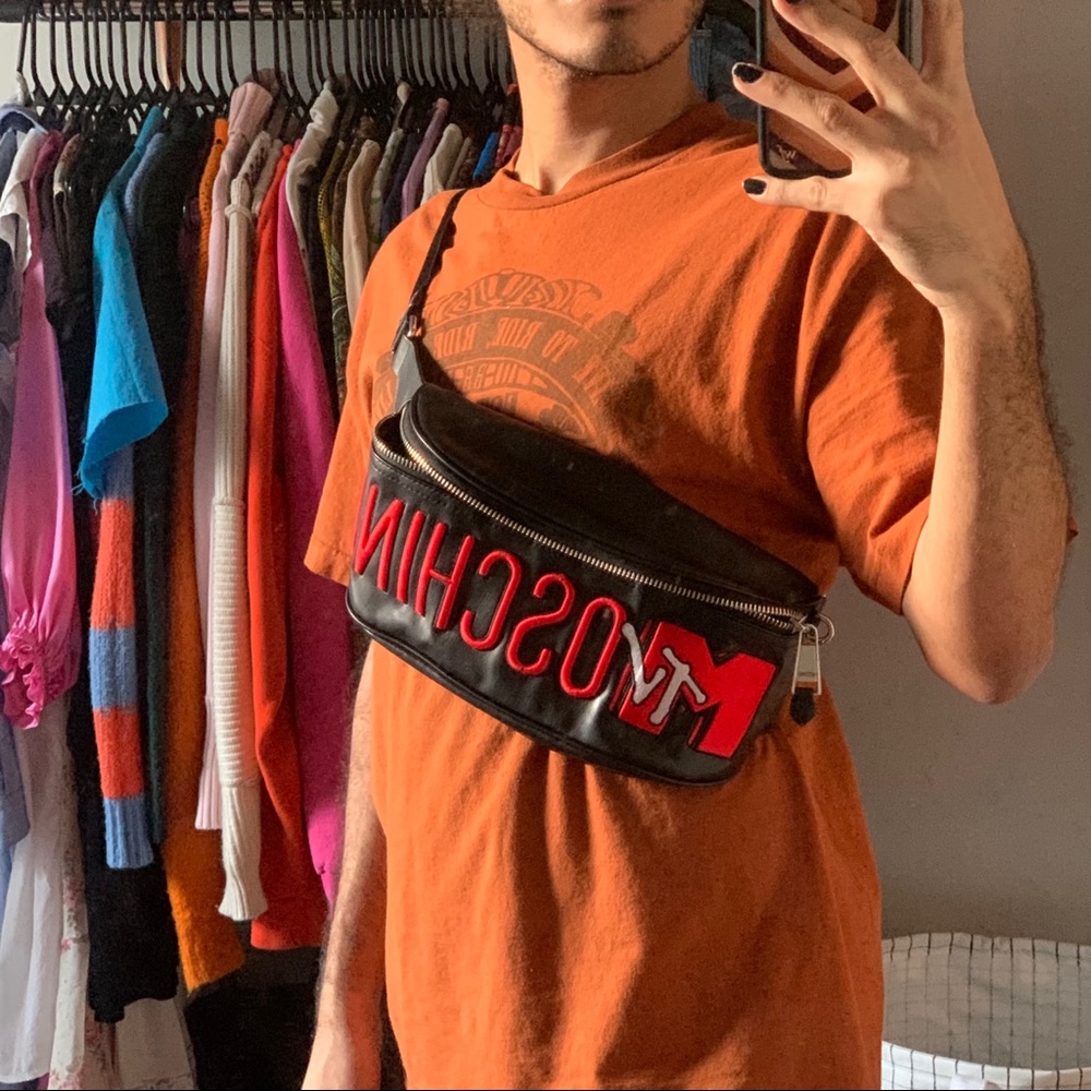 Moschino Leather Fanny Pack